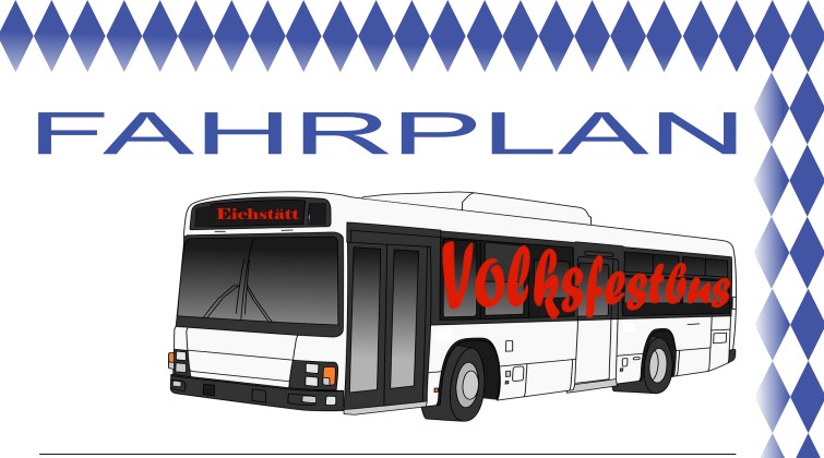 Fahrplan Volksfestbus