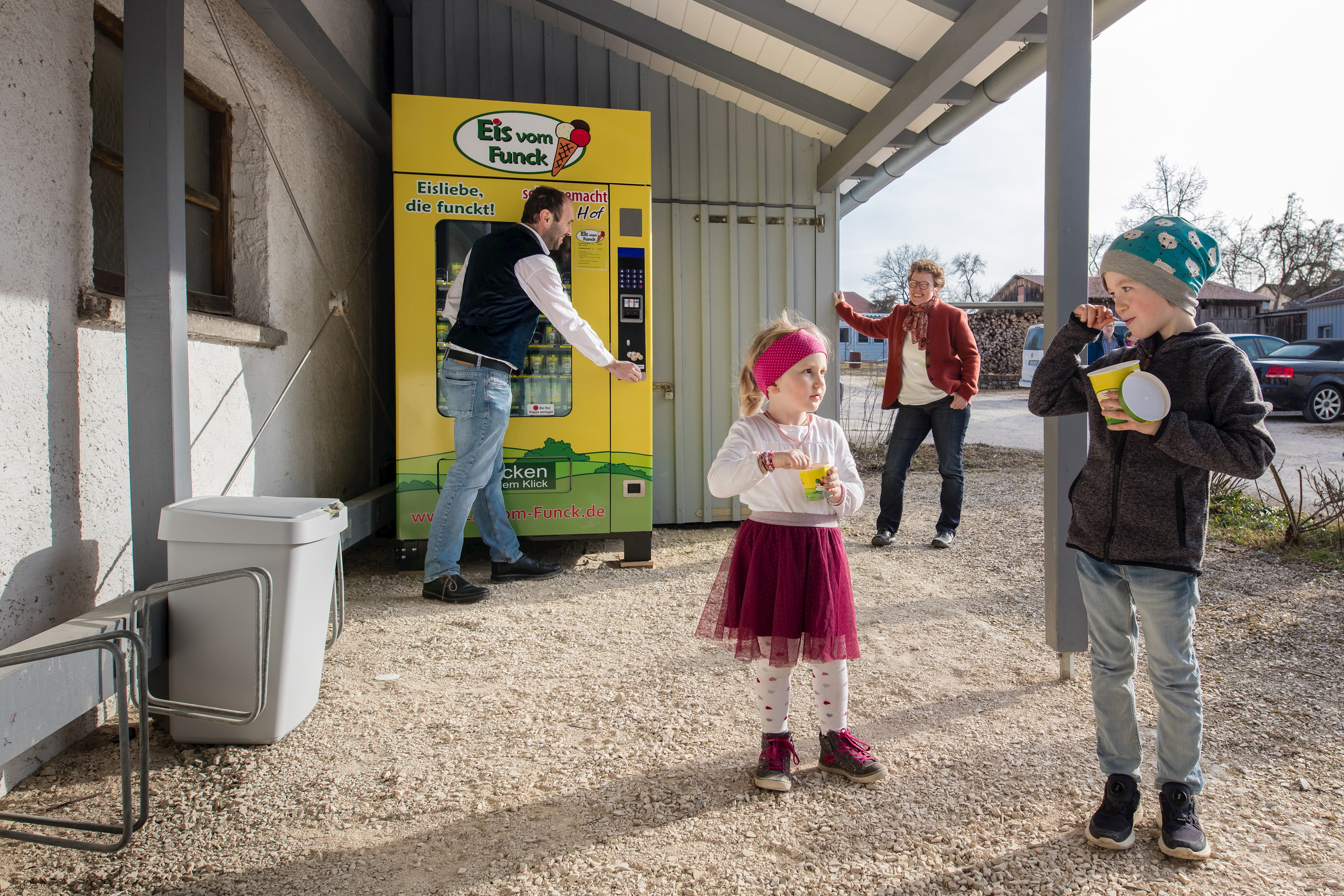 Eisautomat wurde im Kotterhof aufgestellt