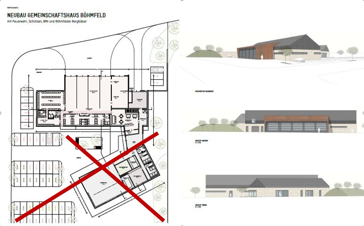 Gemeinderat beschließt Neubau des Gemeinschaftshauses