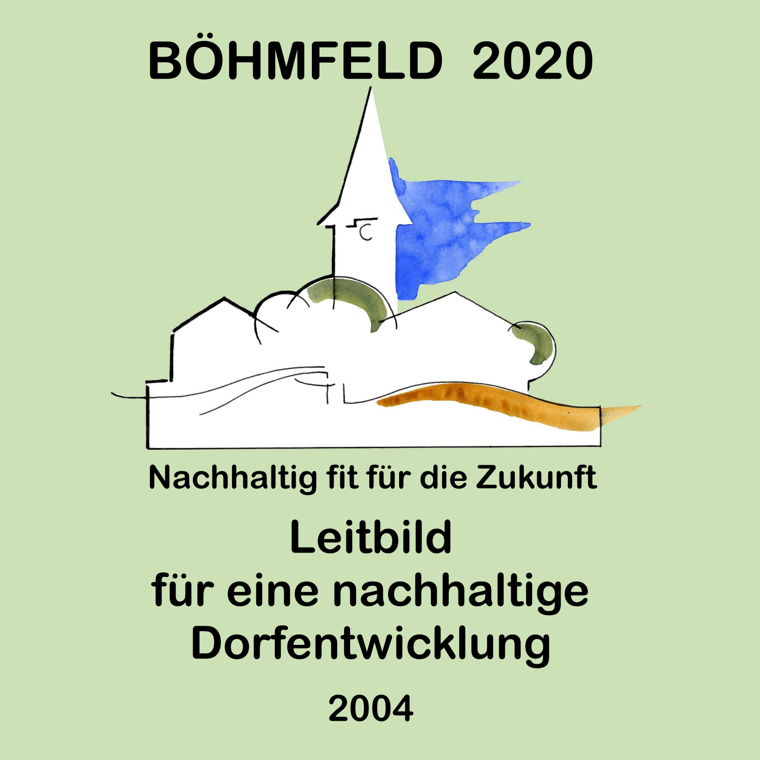 Leitbildtitelblatt Böhmfeld 2020