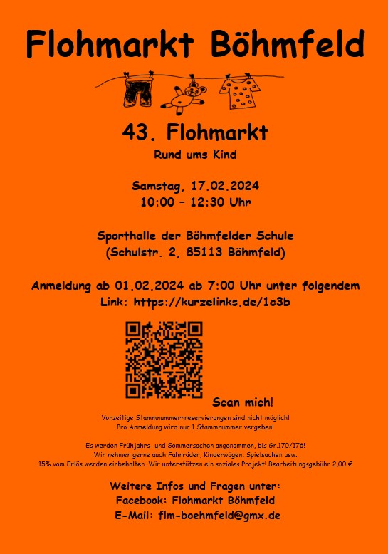 43. Flohmarkt in Böhmfeld
