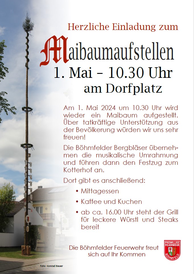 Maibaumaufstellen 2024