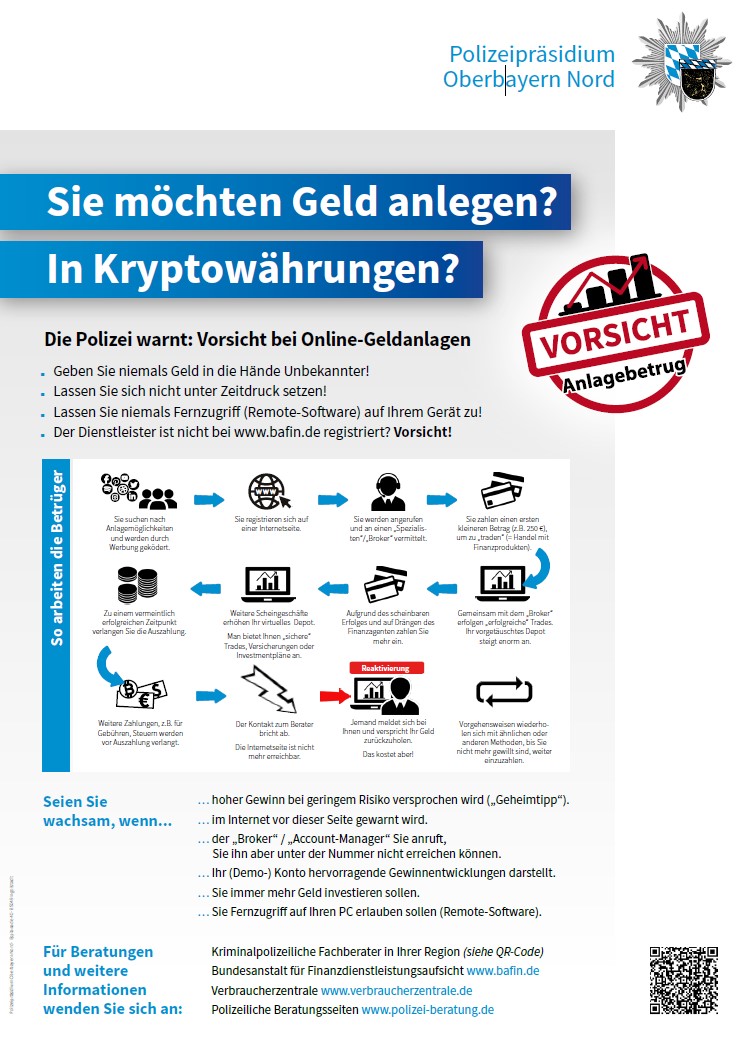 Cybertrading - die Polizei warn - 2024