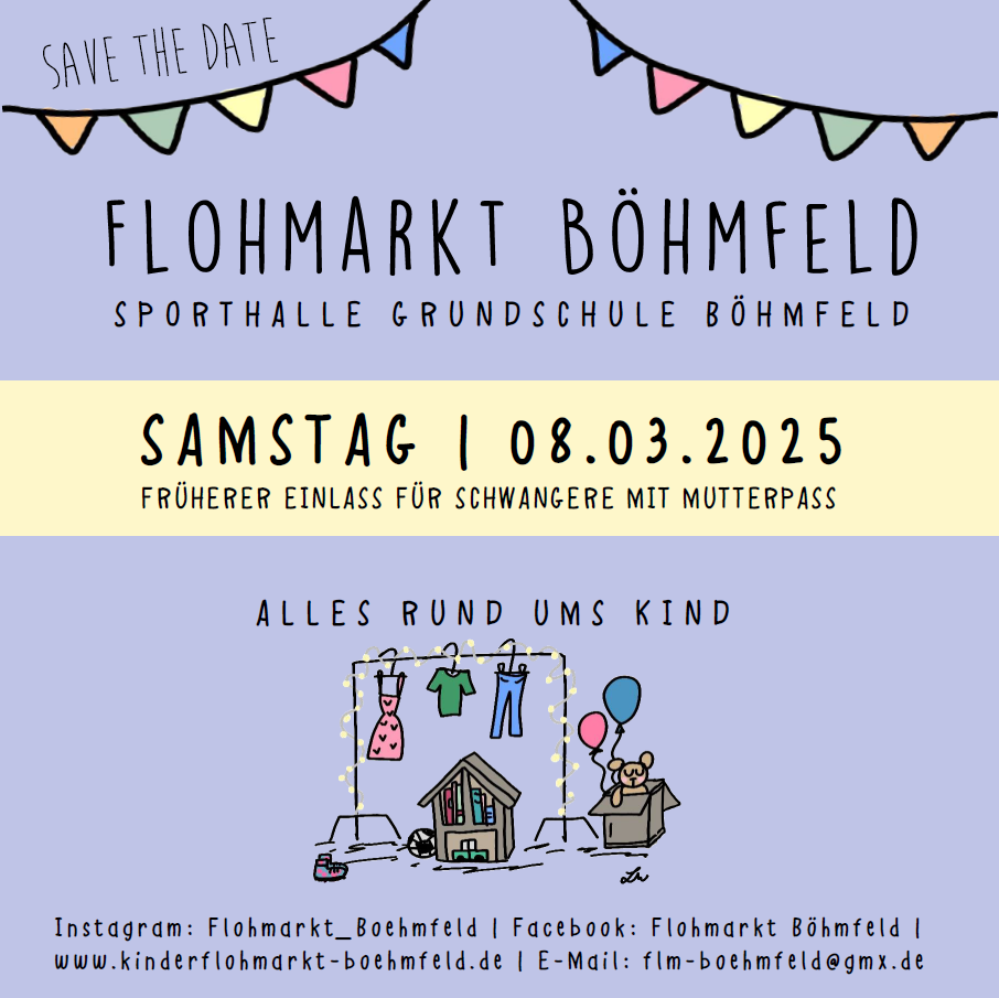 Flohmarkt Böhmfeld Rund ums Kind 2025