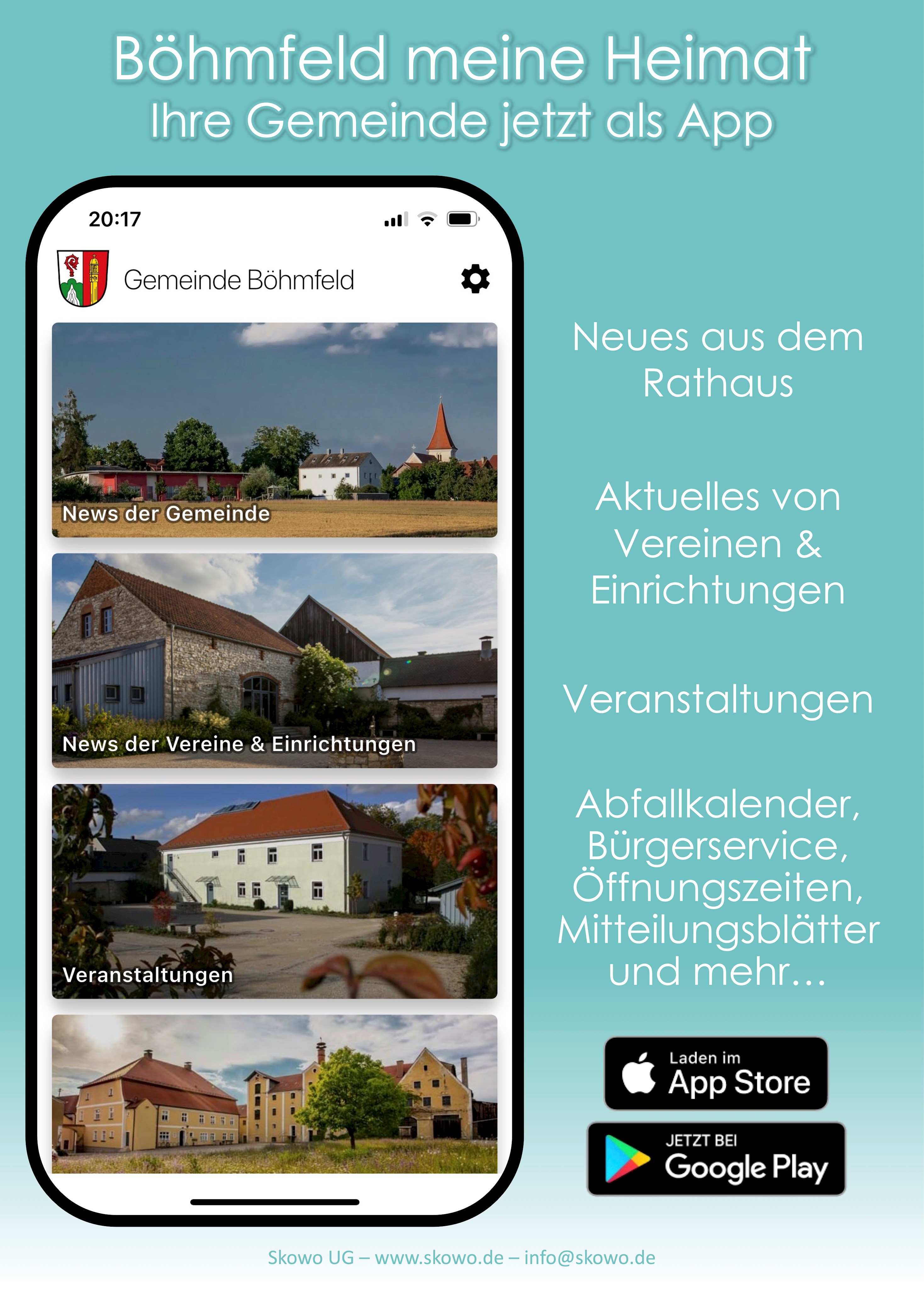 Flyer Böhmfeld-App S1