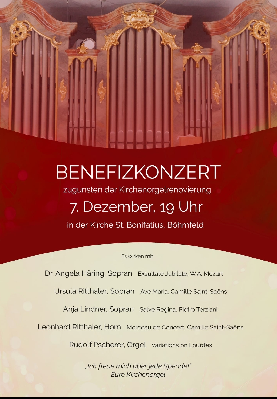 Benefizkonzert St. Bonifatius Böhmfeld 2024