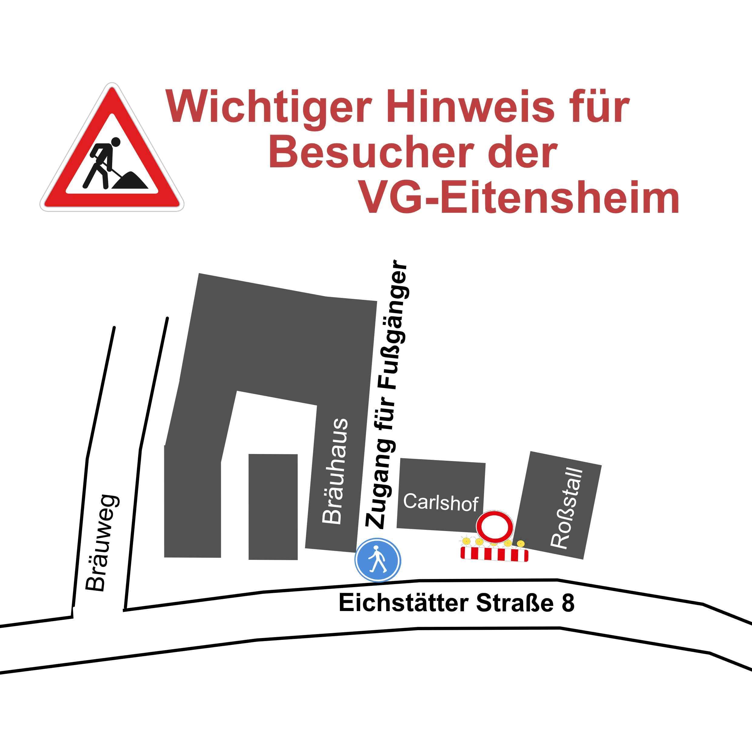 Parken im Carlshof derzeit nicht möglich