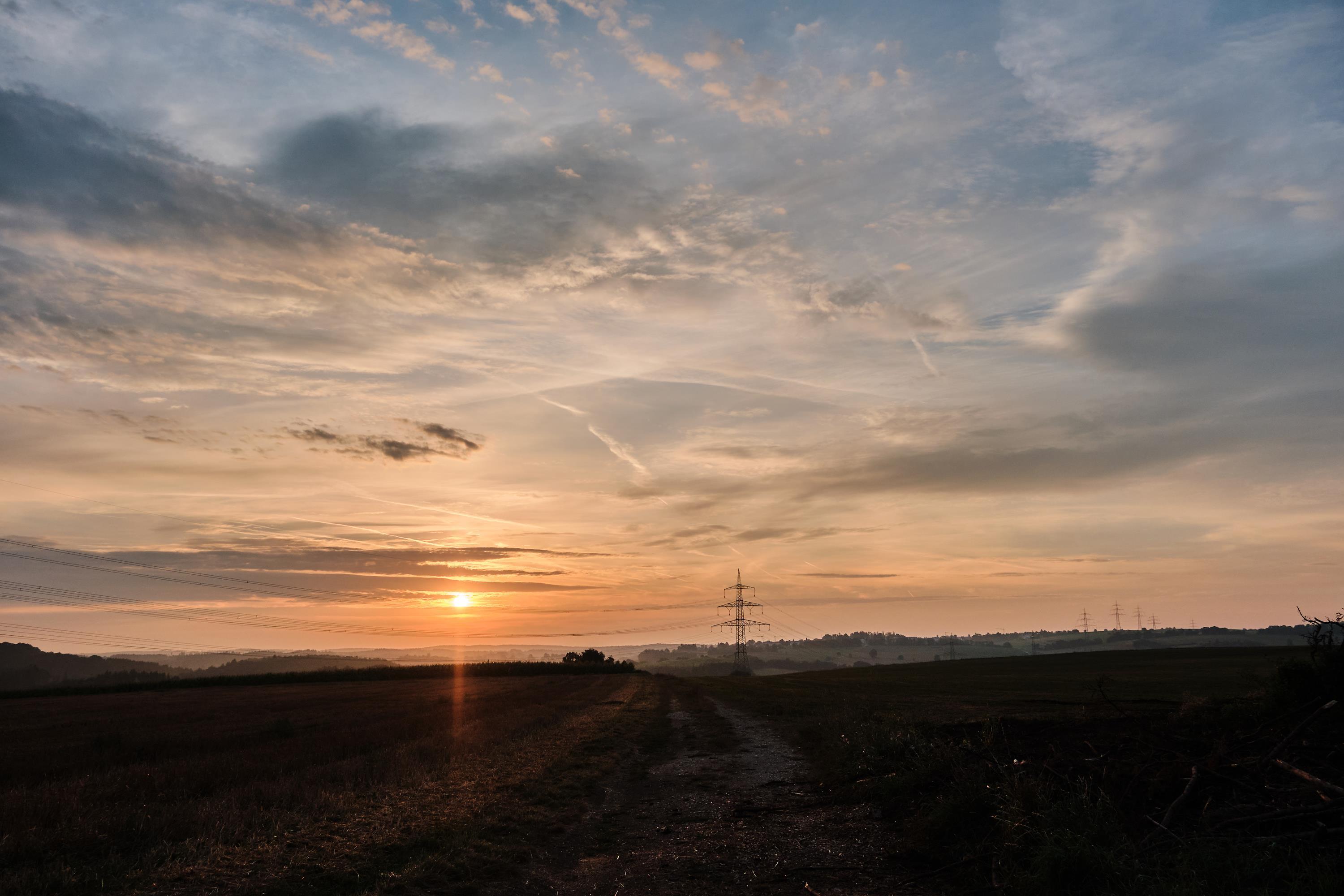 Morgenstimmung von Hofstetten nach Böhmfeld