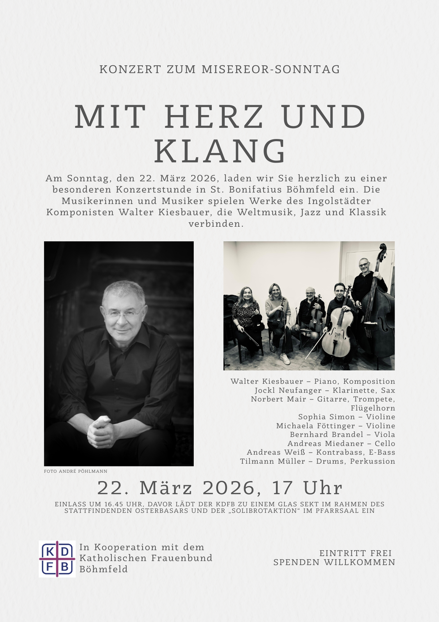 Mit Herz und Klang – Konzert zum „Misereor-Sonntag“